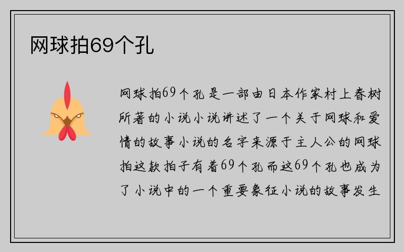 网球拍69个孔